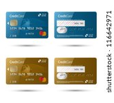 Credit Cards  Isolated  Vector