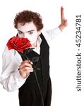  Mime Holding A Rose  ...