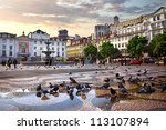 Panorama Of Rossio Square In...