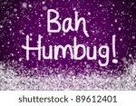 Bah Humbug Christmas Message On ...