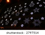 Snowflake Lights Display at Saks Fifth Avenue in New York City