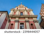 Small photo of Church of the Gracious Mother of God, Jesuit Church on Old Town of Warsaw, Poland