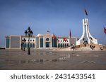 Small photo of Tunis, Tunisia - October 18, 2006: National Monument of the Kasbah and Town Hall in Tunis city