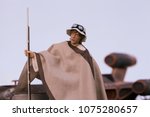 Small photo of APR 22 2018: Portrait of Farmboy Luke Skywalker and his X-34 Landspeeder at Tosche Station on Tattooine - Hasbro Black Series 6 inch action figures