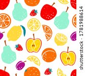 vector seamless pattern with... | Shutterstock .eps vector #1781988614