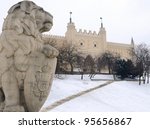 Royal Castle In Lublin. Winter.