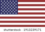 american flag old glory vector... | Shutterstock .eps vector #1913239171