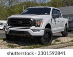 Small photo of Indianapolis - Circa May 2023: Used Ford F-150 display at a dealership. With supply issues, Ford is relying on pre-owned car sales to meet demand.
