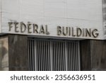 Small photo of Cincinnati - September 1, 2023: John Weld Peck Federal Building in downtown Cincinnati. The IRS is the main tenant in the Peck Federal Building.