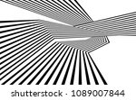 black and white stripe line... | Shutterstock . vector #1089007844