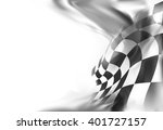 race flag  background vector... | Shutterstock .eps vector #401727157
