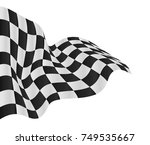 checkered flag background... | Shutterstock .eps vector #749535667