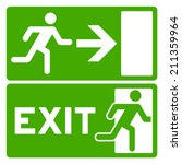 Green Exit Symbol