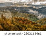 Autumn view along the Highland Scenic Highway, Route 150 a National Scenic Byway, Pocahontas County, West Virginia, USA