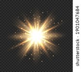 star burst with sparkles.... | Shutterstock .eps vector #1901047684