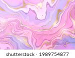 gradient rose violet liquid... | Shutterstock .eps vector #1989754877