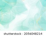 pastel cyan mint liquid marble... | Shutterstock .eps vector #2056048214