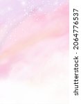 pink watercolor cotton cloud... | Shutterstock .eps vector #2064776537