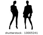 female dummies | Shutterstock . vector #13005241