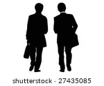 two businessmen | Shutterstock . vector #27435085