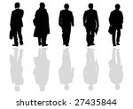 group of businessmen | Shutterstock . vector #27435844