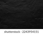 Small photo of roughcast textured wall background painted black