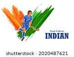 illustration of indian... | Shutterstock .eps vector #2020487621