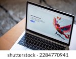 Small photo of ITALY - April 4, 2023: Adobe Firefly website displayed on mac laptop screen. Adobe has announced the beta release of its AI Art Generator tool.