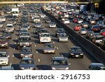 Traffic Jam In Los Angeles