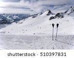 Ski Poles With Ski Gloves ...
