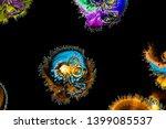 abstract marbling art patterns... | Shutterstock . vector #1399085537