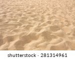 Lines In The Sand Of A Beach