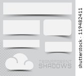 a set of vector transparent... | Shutterstock .eps vector #119482411