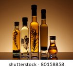 collection of bottles of olive... | Shutterstock . vector #80158858