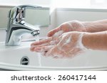 Hygiene Concept. Washing Hands...