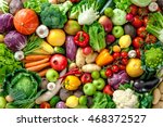 Assortment of  fresh fruits and vegetables