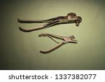Small photo of Metal emasculator for castrastion of pigs and bulls