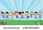 illustration of group of... | Shutterstock .eps vector #1481894681