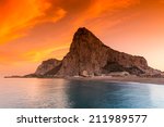 The Rock Of Gibraltar Seen From ...