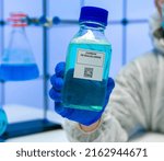 Small photo of Carbon Tetrachloride. Carbon Tetrachloride hazardous chemical in laboratory packaging