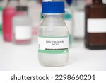 Small photo of Zinc chloride A white crystalline compound used as a solvent and in the production of various chemicals, such as wood preservatives and soldering flux.