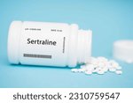 Small photo of Sertraline Selective serotonin reuptake inhibitor (SSRI) Depression Anxiety SSRI Antidepressant Tablet