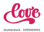 love greeting card design with... | Shutterstock .eps vector #1050404441