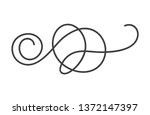 hand drawn monoline calligraphy ... | Shutterstock . vector #1372147397