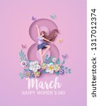 international women's day 8... | Shutterstock .eps vector #1317012374