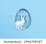 illustration of easter day with ... | Shutterstock .eps vector #1946709187