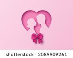 concept of love and valentine... | Shutterstock .eps vector #2089909261