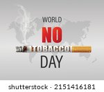 no smoking and world no tobacco ... | Shutterstock .eps vector #2151416181