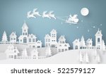 merry christmas and happy new... | Shutterstock .eps vector #522579127