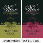 vector set of two labels for... | Shutterstock .eps vector #1551177101